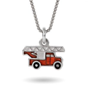 Rød brannbil- 12711
