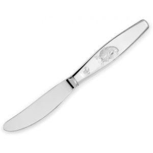 Bolla pinnsvin kniv i sølv 18507