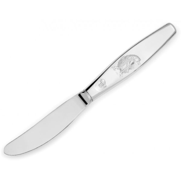 Bolla pinnsvin kniv i sølv 18507