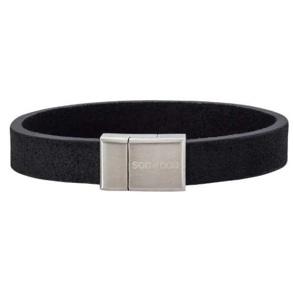 SON BRACELET BLACK CALF LEATHER 897 004