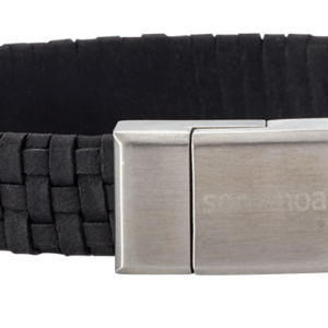 SON BRACELET BLACK CALF LEATHER 897 000